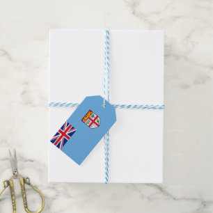 Fiji flag gift tags