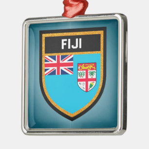 Fiji Flag Metal Ornament