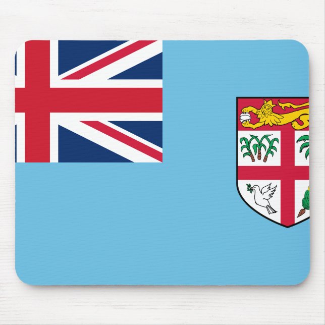 Fiji Flag Mouse Pad (Front)