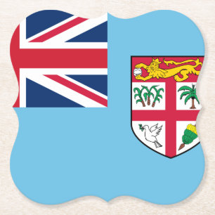 Fiji Flag Paper Coaster