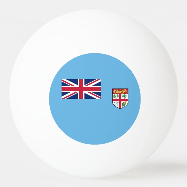 Fiji Flag Ping Pong Ball (Front)