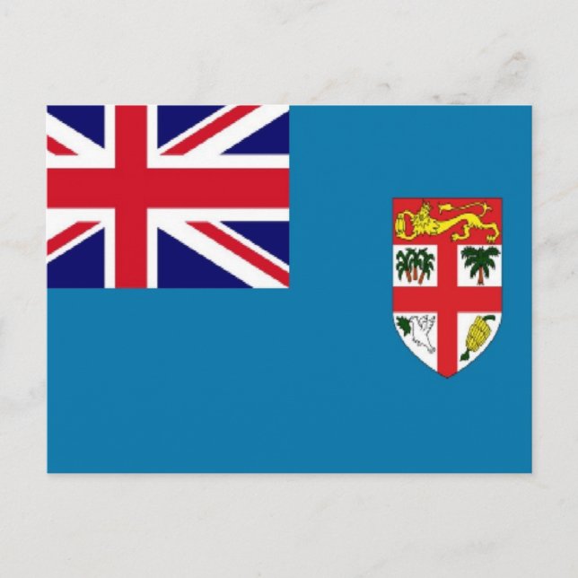 Fiji Flag Postcard (Front)