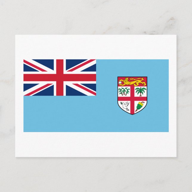 Fiji Flag Postcard (Front)