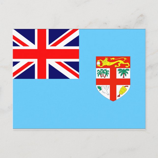 Fiji Flag Postcard (Front)