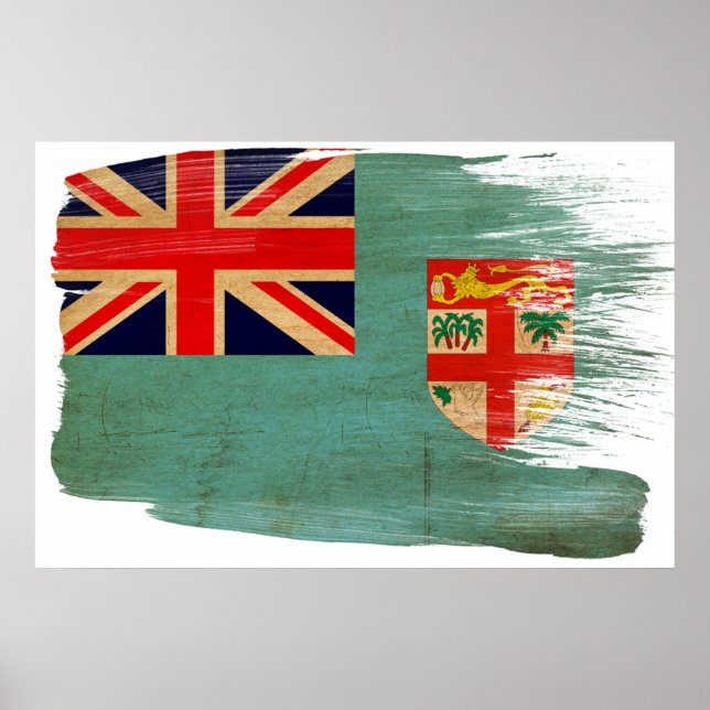 Fiji Flag Posters (Front)