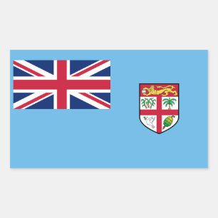 Fiji Flag Rectangular Sticker