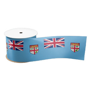 Fiji Flag Satin Ribbon