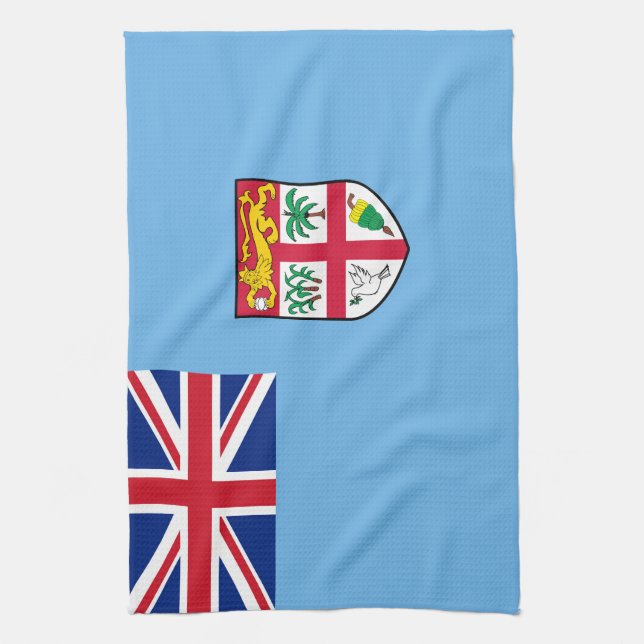 Fiji flag tea towel (Vertical)