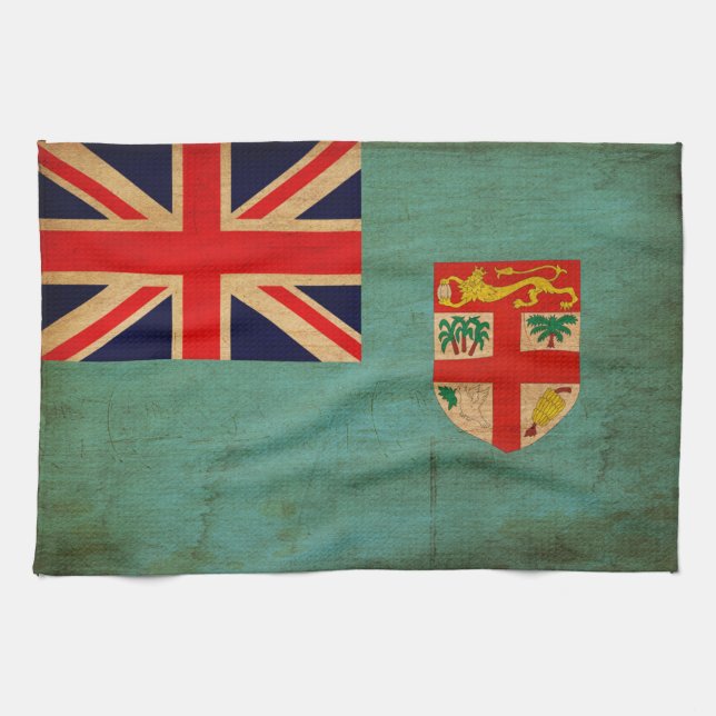 Fiji Flag Tea Towel (Horizontal)