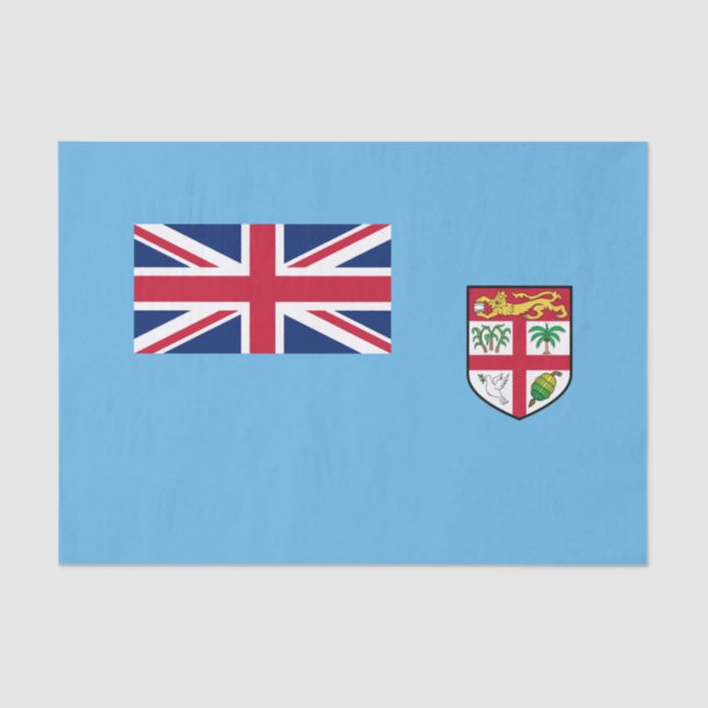 Fiji Flag Tissue Paper (Front)
