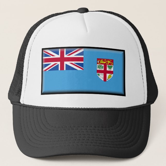 Fiji Flag Trucker Hat (Front)