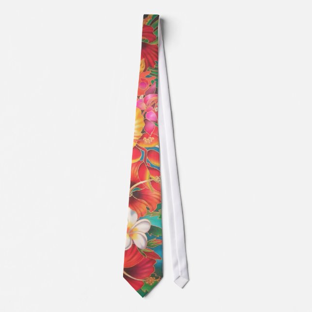 FIJI FLOWERS III TIE (Front)