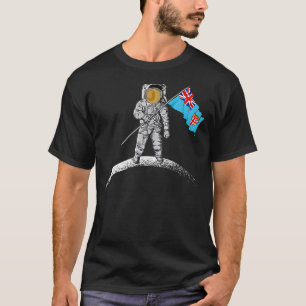 Fiji Heritage Fijian Astronaut Moon T-Shirt
