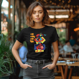 Fiji Island Woman Fruit Basket Travel T-Shirt