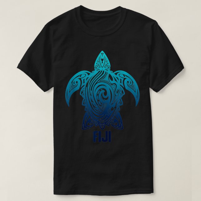 Fiji Islands Sea Turtle Surf Surfer Scuba Diving D T-Shirt (Design Front)
