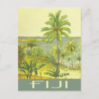 Fiji islands vintage travel style