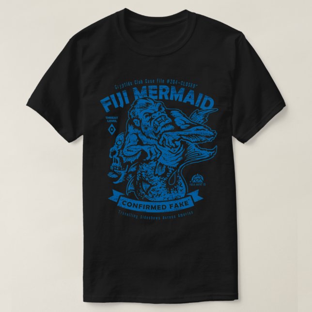 Fiji Mermaid Confirmed Fake Demon Halloween T-Shirt (Design Front)
