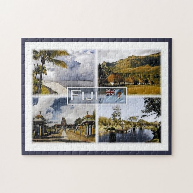 Fiji - Mosaic - Jigsaw Puzzle (Horizontal)