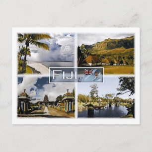 Fiji - Mosaic - Postcard