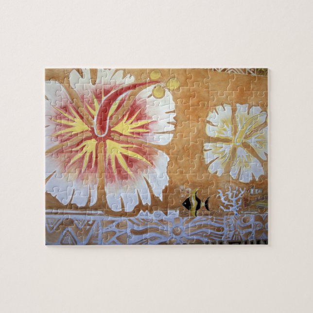 Fiji, mural art. jigsaw puzzle (Horizontal)