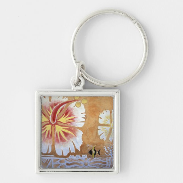 Fiji, mural art. key ring (Front)