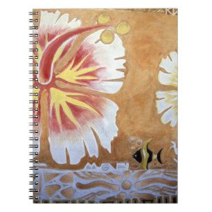 Fiji, mural art. notebook