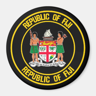 Fiji Round Emblem Magnet