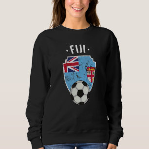 Fiji Soccer Fiji Flag Football Fijian Pride Roots Sweatshirt