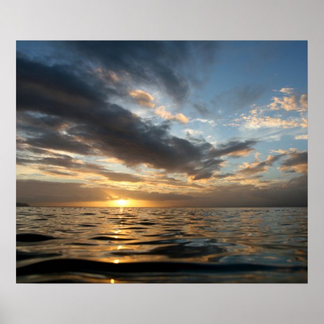 Fiji Sunset Poster (Front)