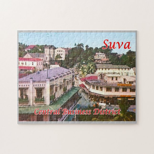 Fiji -  Suva - Jigsaw Puzzle (Horizontal)
