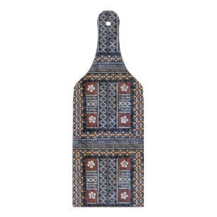 Fiji Tapa Barkcloth Print Cutting Board