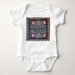 Fiji Tapa Cloth Baby Jumper Baby Bodysuit