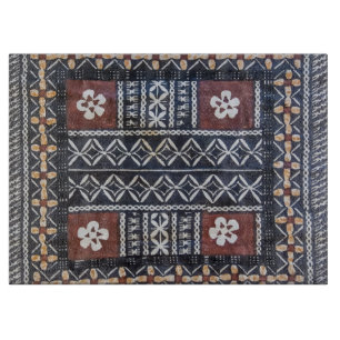 Fiji Tapa Cloth Print Cutting Board