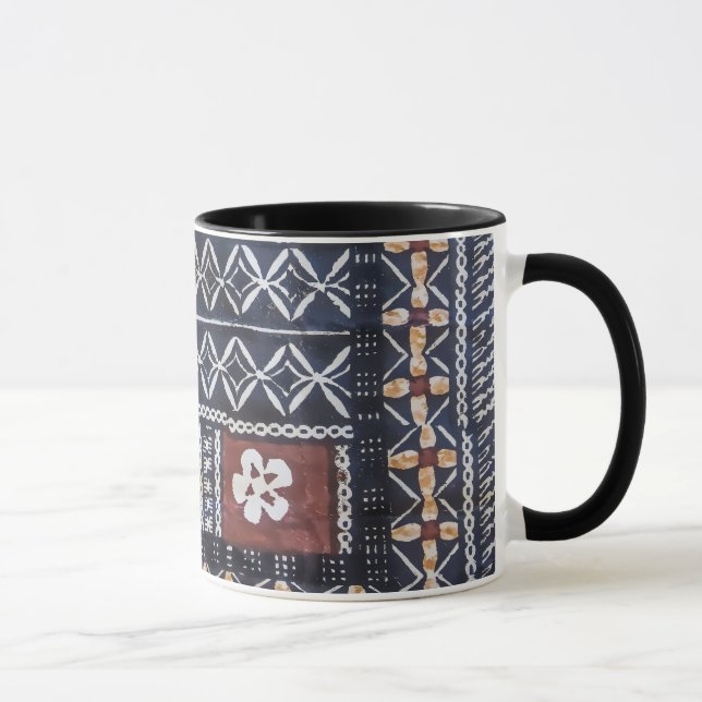 Fiji Tapa Cloth Print Mug (Right)