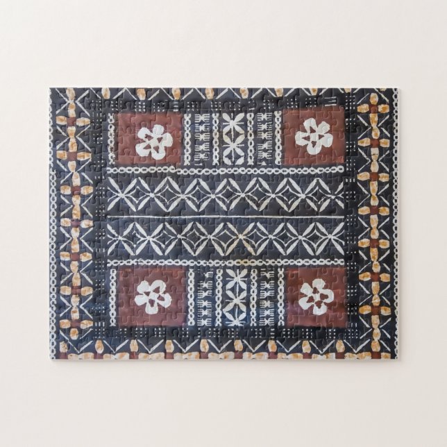Fiji Tapa Cloth Print Puzzle (Horizontal)
