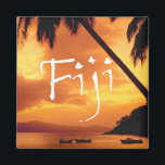 Fiji Travel Photo Souvenir Fridge Magnets<br><div class="desc">Tip: Dated travel souvenir magnets are a fun way to keep a chronology of your travels and it's easy to add a date.</div>