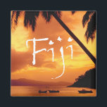 Fiji Travel Photo Souvenir Fridge Magnets<br><div class="desc">Tip: Dated travel souvenir magnets are a fun way to keep a chronology of your travels and it's easy to add a date.</div>