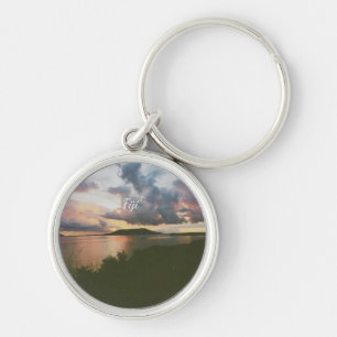 Fiji Tropical Island Flexible Photo Magnet Key Ring