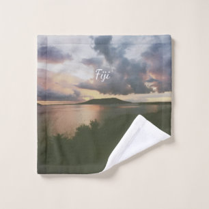 Fiji Tropical Island Flexible Photo Magnet Wash Cloth