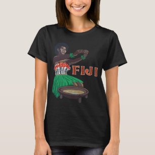 Fiji Tropical Woman Traditional Travel T-Shirt