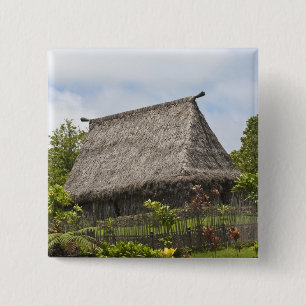 Fiji, Viti Levu Island. Polynesian Cultural 15 Cm Square Badge