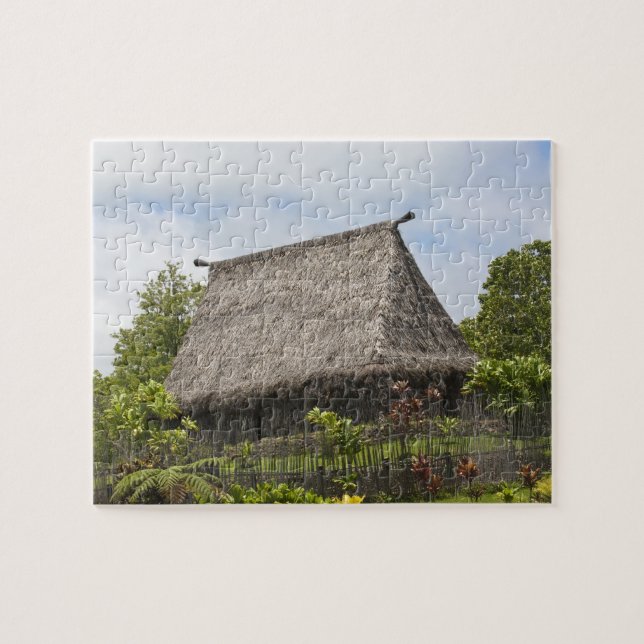 Fiji, Viti Levu Island. Polynesian Cultural Jigsaw Puzzle (Horizontal)