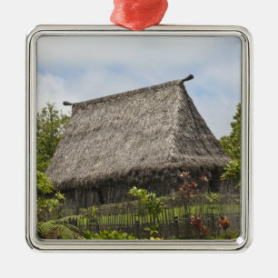 Fiji, Viti Levu Island. Polynesian Cultural Metal Tree Decoration