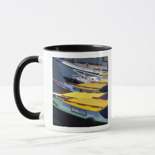 Fiji, Viti Levu, Lautoka, Small boats in Port of Mug