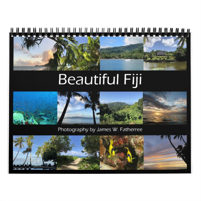 Fiji Wall Calendar by J.W. Fatherree. (Cover)