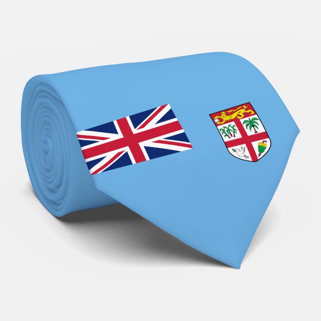 Fijian Flag (Fiji) Tie (Rolled)