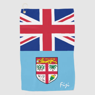 Fijian Flag & Fiji travel, holiday, rugby /sports Golf Towel