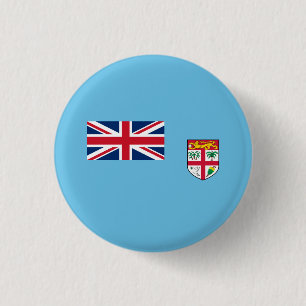Fijian Flag, Flag of Fiji 3 Cm Round Badge