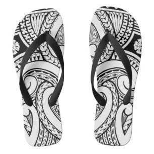 FijianxMaori Flip Flops