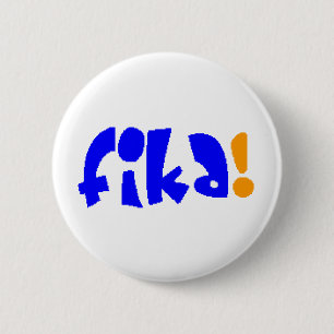 fika 6 cm round badge